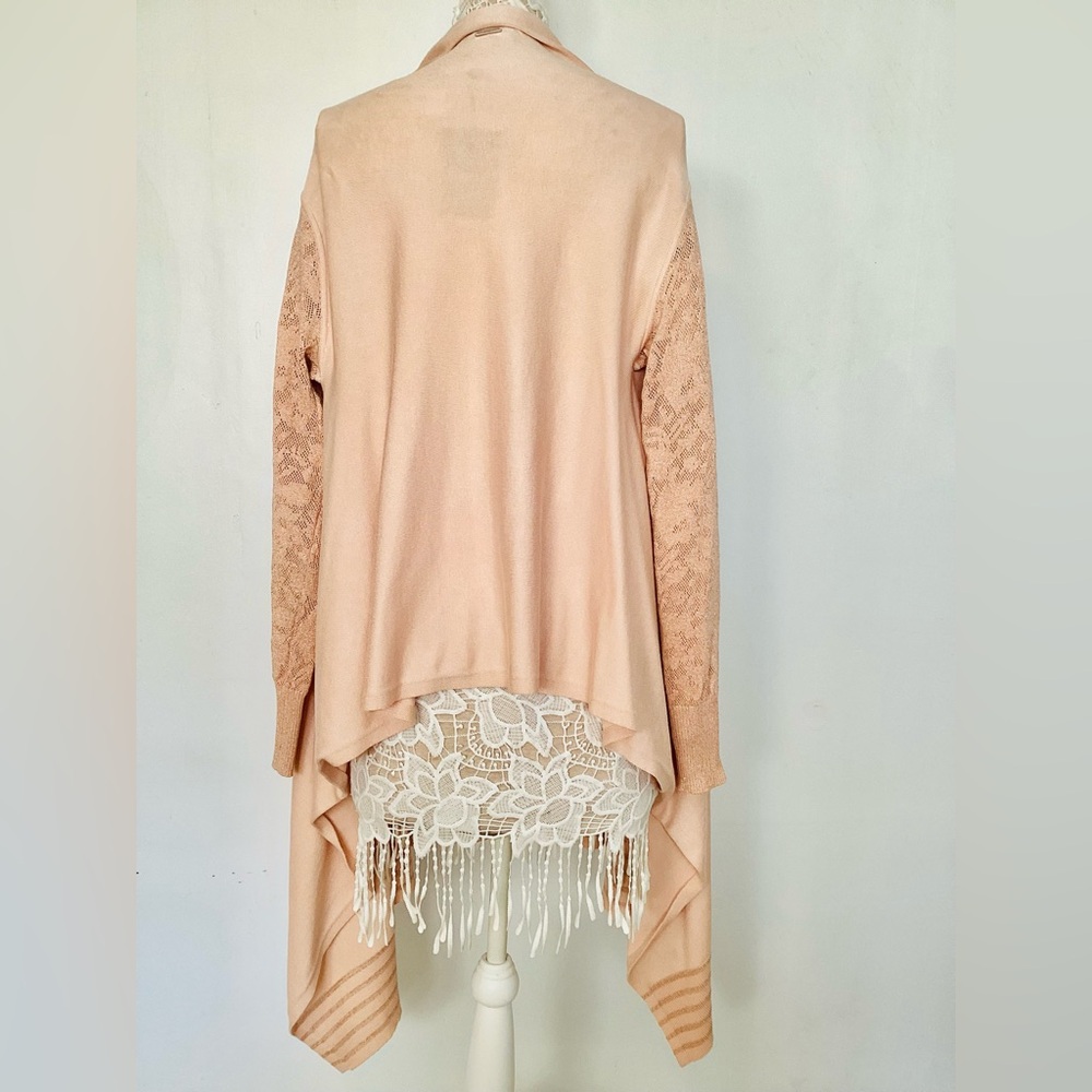 DKNY cozy sweater pink wrap - Picture 8 of 8